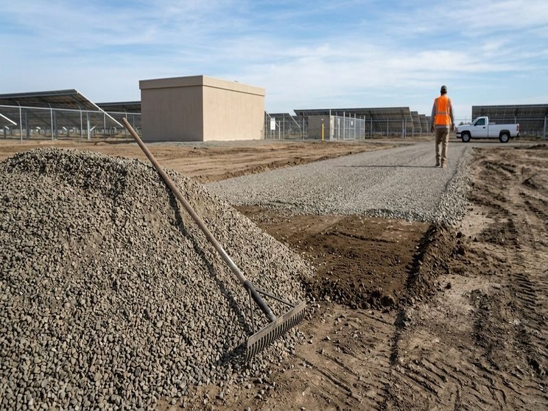 Permanent Access Road Construction Modesto Ca