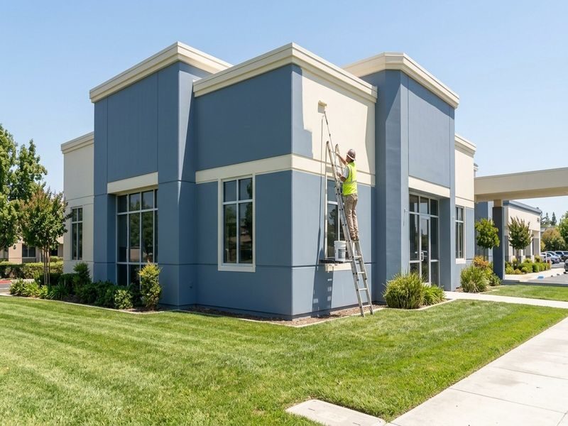 Office Building Exterior Painting Modesto Ca