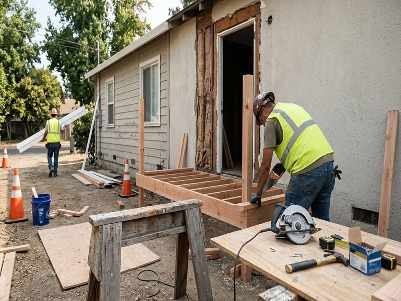 Exterior Landscaping Integration Modesto Ca