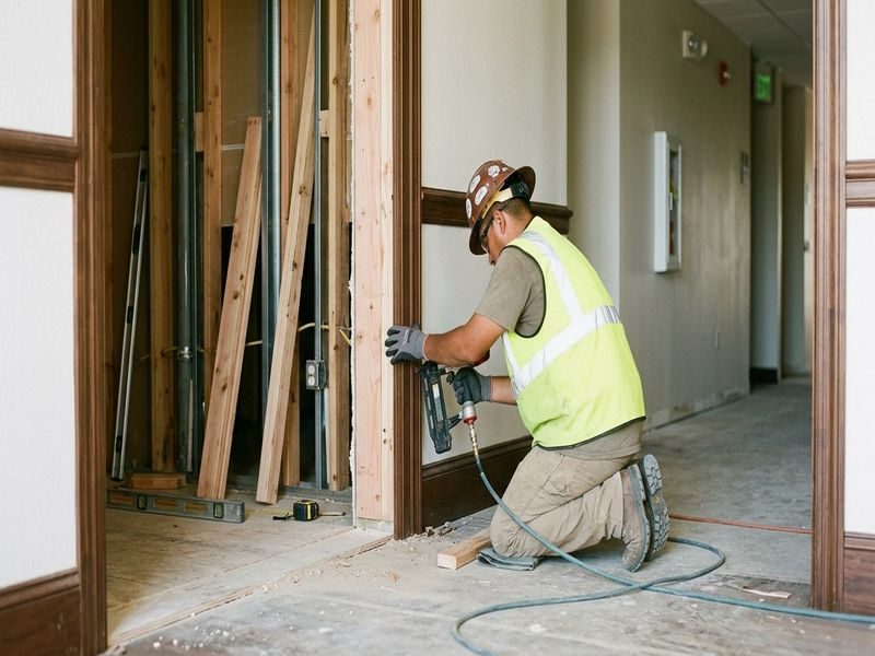 Entryway Widening Framing Modesto Ca