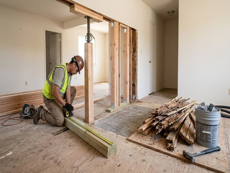 Moisture Damaged Stud Replacement Modesto Ca